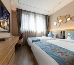 Двухместный номер Standard (2 отдельные кровати) в Dongfang Shengda Hotel-Beijing Tiananmen Square Wangfujing Subway Station
