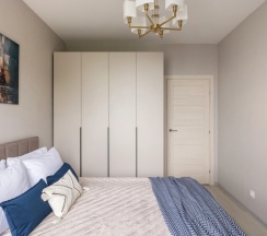 Двухместные апартаменты Superior (двуспальная кровать) в Апартаменты Prudius Apart в Кронштадте с видом на залив
