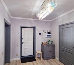 Двухместные апартаменты с красивым видом из окна двуспальная кровать в Travel`s Apart