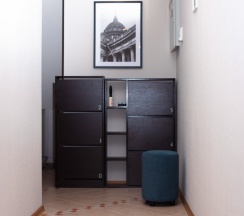 Двухместная комната с 2 односпальными кроватями и общей ванной комнатой в МК Мокко