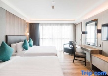 Двухместная студия Deluxe 2 отдельные кровати в Отель Citrus Suites Sukhumvit 6 by Compass Hospitality