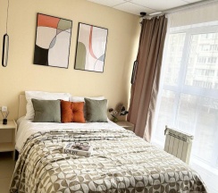 Номер эконом стандарт с 1 двуспальной кроватью в Дисней