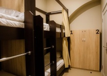 Кровать в 4-местном общем номере в Pillow Hostel