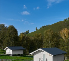 Шале с двуспальной кроватью 1-я линия в Маральник Altai Palace