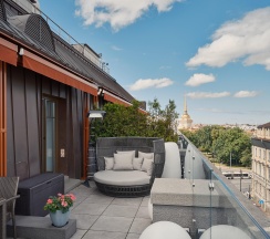 Номер люкс с террасой в Wawelberg Hotel St.Petersburg