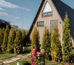 A-frame у воды в The Les