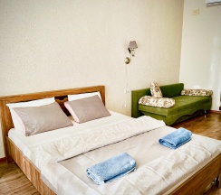 Двухместный номер с двуспальной кроватью с видом на море в Relax Kudepsta