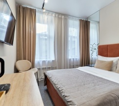 Бюджетный номер с видом на крышу в Mix Hotels Nevsky 47