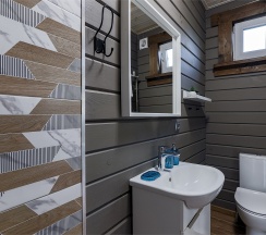 Коттедж с террасой в Yellow Stars Inn