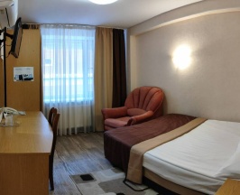 Двухместный номер с полутороспальной кроватью Стандарт двуспальная кровать в Орбиталь