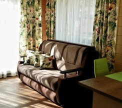 Двухместная студия Standard с красивым видом из окна двуспальная кровать в Усадьба Коноваловых