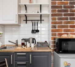 Orange - 2х местные апартаменты-студия у Ботанического сада (2 этаж) в Smart Lofts Moscow