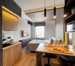 Craft - 2х местные апартаменты-студия у Ботанического сада (5 этаж) в Smart Lofts Moscow