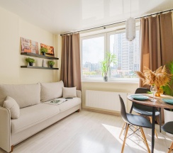 1-комнатные апартаменты студия в Roomtour