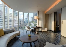 Двухместный люкс Corner двуспальная кровать в Waldorf Astoria Bangkok