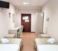 Кровать в 2-местном общем номере в Smart Hotel KDO Тюмень