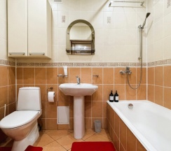 Трёхместные апартаменты c 1 комнатой в Квартира Right Room на Баумана 5а
