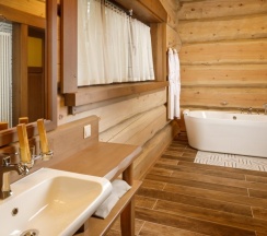Green Chalet 2 отдельные кровати в Altay Village Teletskoe