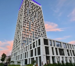 Студия с красивым видом из окна в Квартира Tutuyut Apart Ocean City