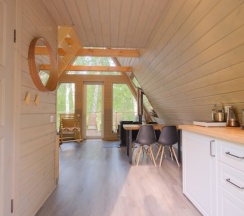 Дом A-frame с чаном в Urman Camp