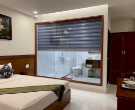 Двухместный номер Deluxe с видом на сад двуспальная кровать в Four Oceans Resort Muine