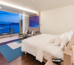 Двухместный люкс Grand Ocean двуспальная кровать в Oceanfront Beach Resort