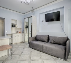 Двухместные апартаменты 11 с видом на парк двуспальная кровать в Exclusive Hotel&Apartments