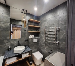 Апартаменты с красивым видом из окна в Апартаменты Loft 26 Этаж