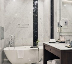 Номер делюкс с видом на город с 1 двуспальной кроватью в Wawelberg Hotel St.Petersburg