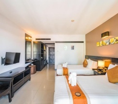 Двухместный номер Deluxe двуспальная кровать в Princess Kamala Beachfront Hotel