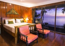 Двухместное бунгало beachfront двуспальная кровать в Rajapruek Samui Resort