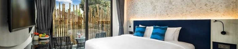 Апартаменты с балконом в Hotel Clover Patong Phuket