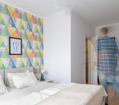 Номер Standard с видом на город двуспальная кровать в Гостевой дом Easy Coliving Nordy Homes