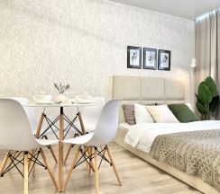 Студия на ул. Лазурная, 32 (Объект №77, этаж 9) в Hugge Place