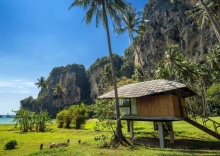 Двухместная вилла seafront двуспальная кровать в Tinidee Hideaway Tonsai Beach Krabi