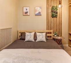 Комфортный номер-студия с удобствами и мини-кухней в Ecolife hotel