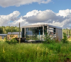 Forest lodge с чаном в Бухлово парк