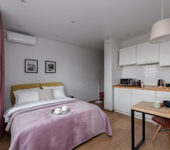 Astra -  2х местные апартаменты-студия у Ботанического сада (7 этаж) в Smart Lofts Moscow