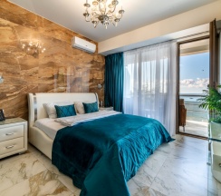 Номер “Caramel Apart” Апартаменты с видом на море в Morskoy resort