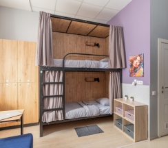 №7 Фиолетовая (Женская комната на 6 человек) в Дип Слип