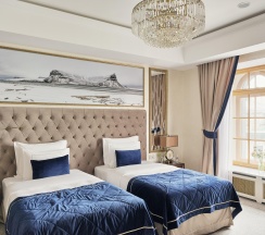 Номер делюкс с видом на город с 2 односпальными кроватями в Wawelberg Hotel St.Petersburg