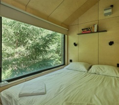 Двухместная Хижина № 1 двуспальная кровать в Сарай Сараев