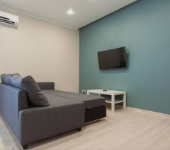 Апартаменты с гостиной и спальней в Sibgat Apartments