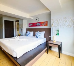 Люкс Deluxe с видом на город в Scandia beach hotel