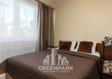 Апартаменты -студия  до 3 гостей с видом на Храм ( корпус S, номер 17 ) в Green Park Apartments