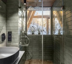 Дом люкс с электрокамином и банным чаном №5. Можно с собаками в Трофимов Берег