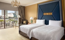 Двухместный номер Krungthep Wing Deluxe 2 отдельные кровати в Shangri-La Bangkok