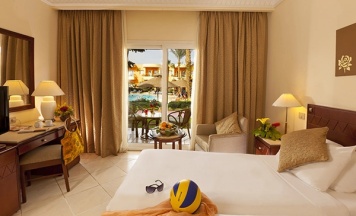Двухместный номер с видом на бассейн 2 отдельные кровати в Sierra Sharm El Sheikh Hotel