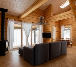 Коттедж премиум (Зелёный дом) в Forrest Lodge Karelia
