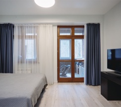 Апартаменты райдера с панорамным  видом на горы в Панорама парк